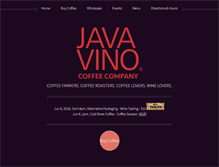 Tablet Screenshot of javavino.com